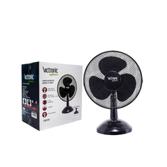 Ventilator pentru birou/masa, 23 cm diametru, 2 trepte de viteza, 21W, Victronic TBF09