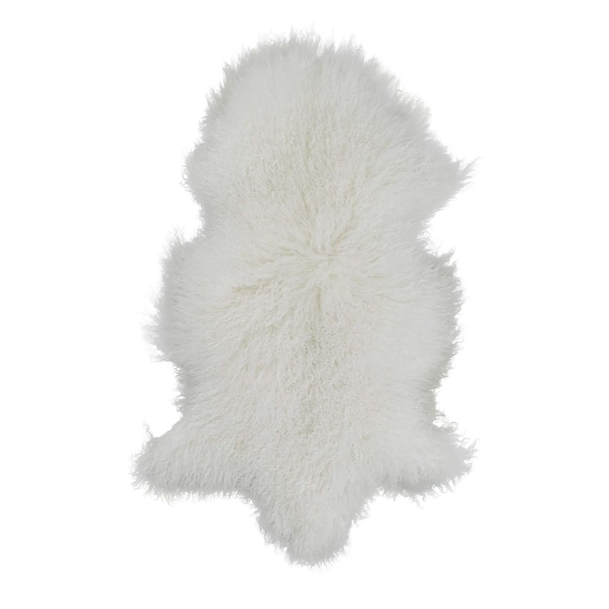 Blana naturala de oaie tibetana XL (90-110 cm), culoare alba, 1, hectarul.ro