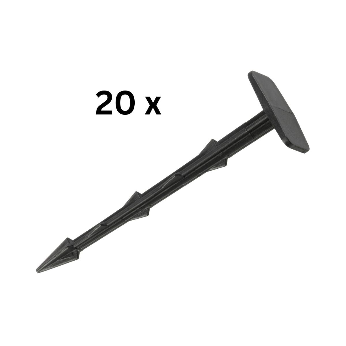 Cuie plastic fixare folii Strend Pro, 122 mm,  set 20 buc, 3, hectarul.ro