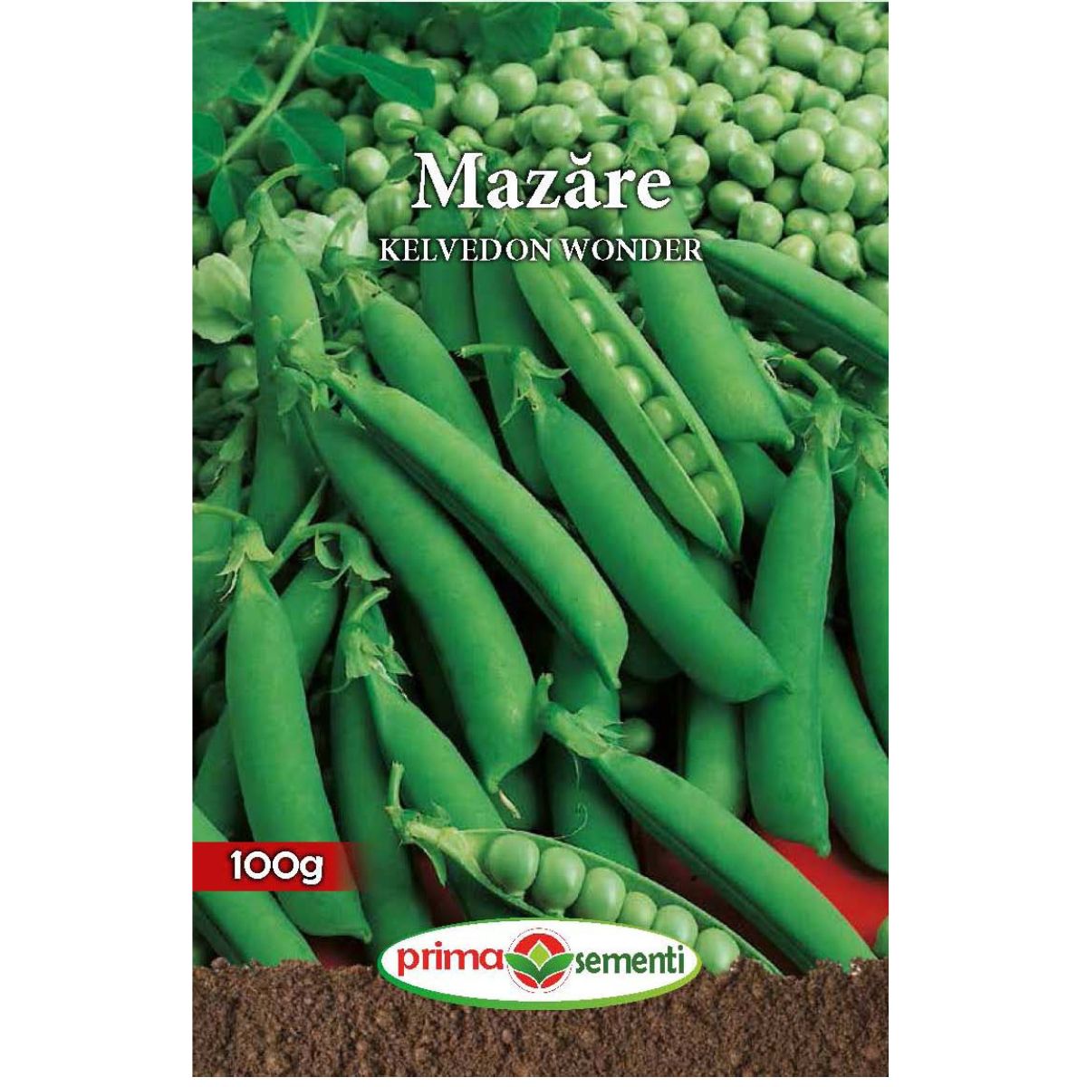 Seminte de mazare KELVEDON WONDER 100 grame Prima Sementi, 1, hectarul.ro