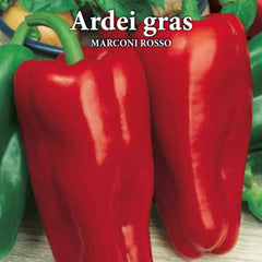 Seminte de ardei gras MARCONI ROSSO, 0,7 grame, Prima Sementi