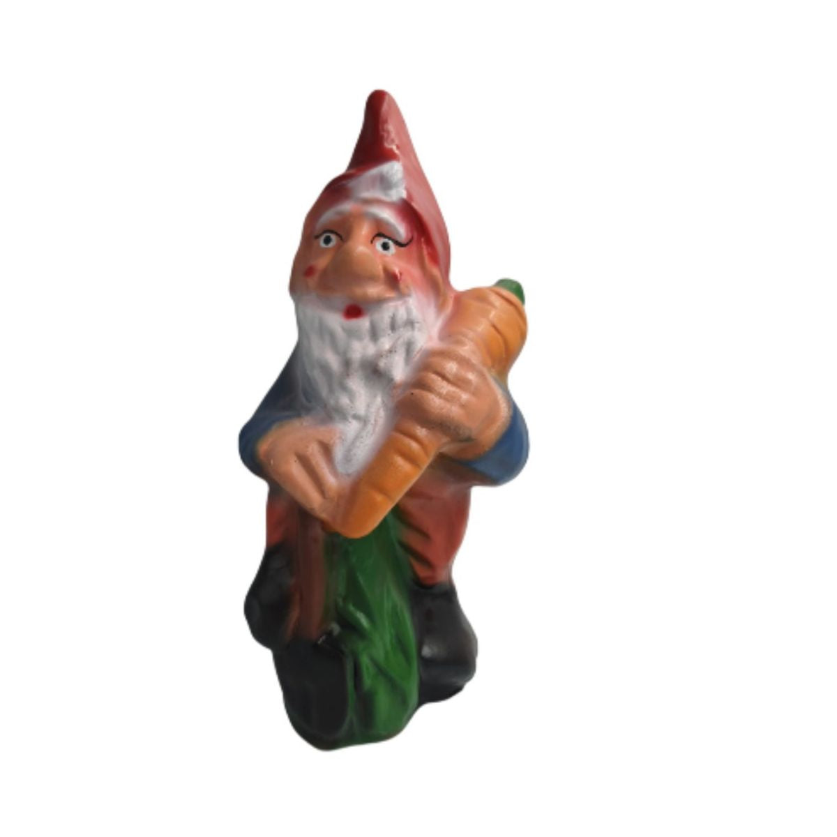 Decorațiune de grădină – Pitic cu morcov din ceramică 42 cm, 1, hectarul.ro
