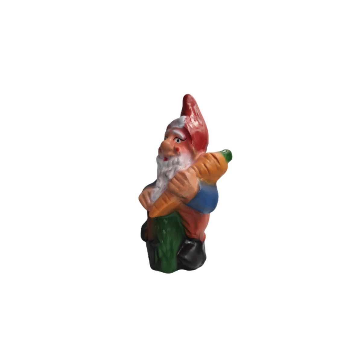 Decorațiune de grădină – Pitic cu morcov din ceramică 42 cm, 2, hectarul.ro