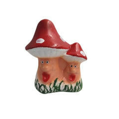 Decoratiune de gradina „Ciupercuțe Vesele” din ceramica 26 cm