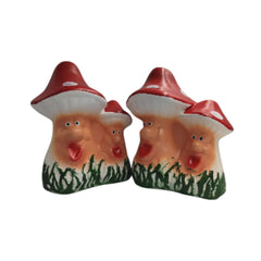 Decoratiune de gradina „Ciupercuțe Vesele” din ceramica 26 cm