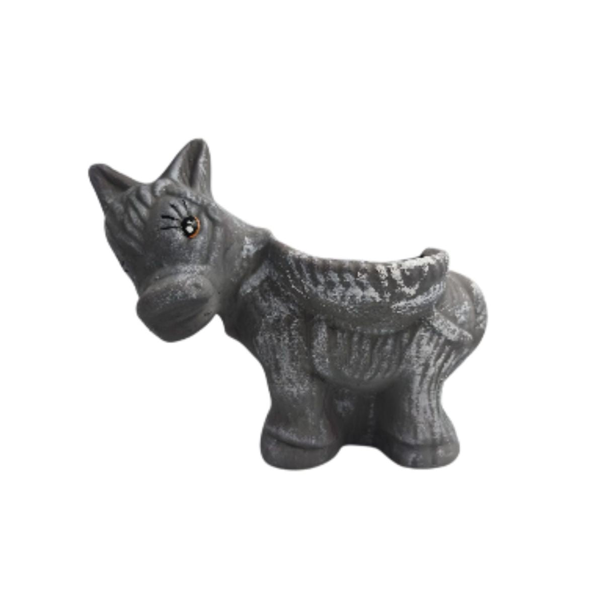 Decoratiune de gradina Mǎgar din ceramicǎ cu ghiveci 27 cm, 1, hectarul.ro