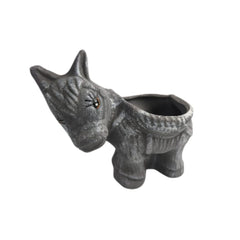 Decoratiune de gradina Mǎgar din ceramicǎ cu ghiveci 27 cm