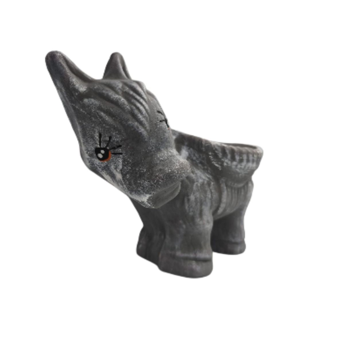 Decoratiune de gradina Mǎgar din ceramicǎ cu ghiveci 27 cm, 3, hectarul.ro