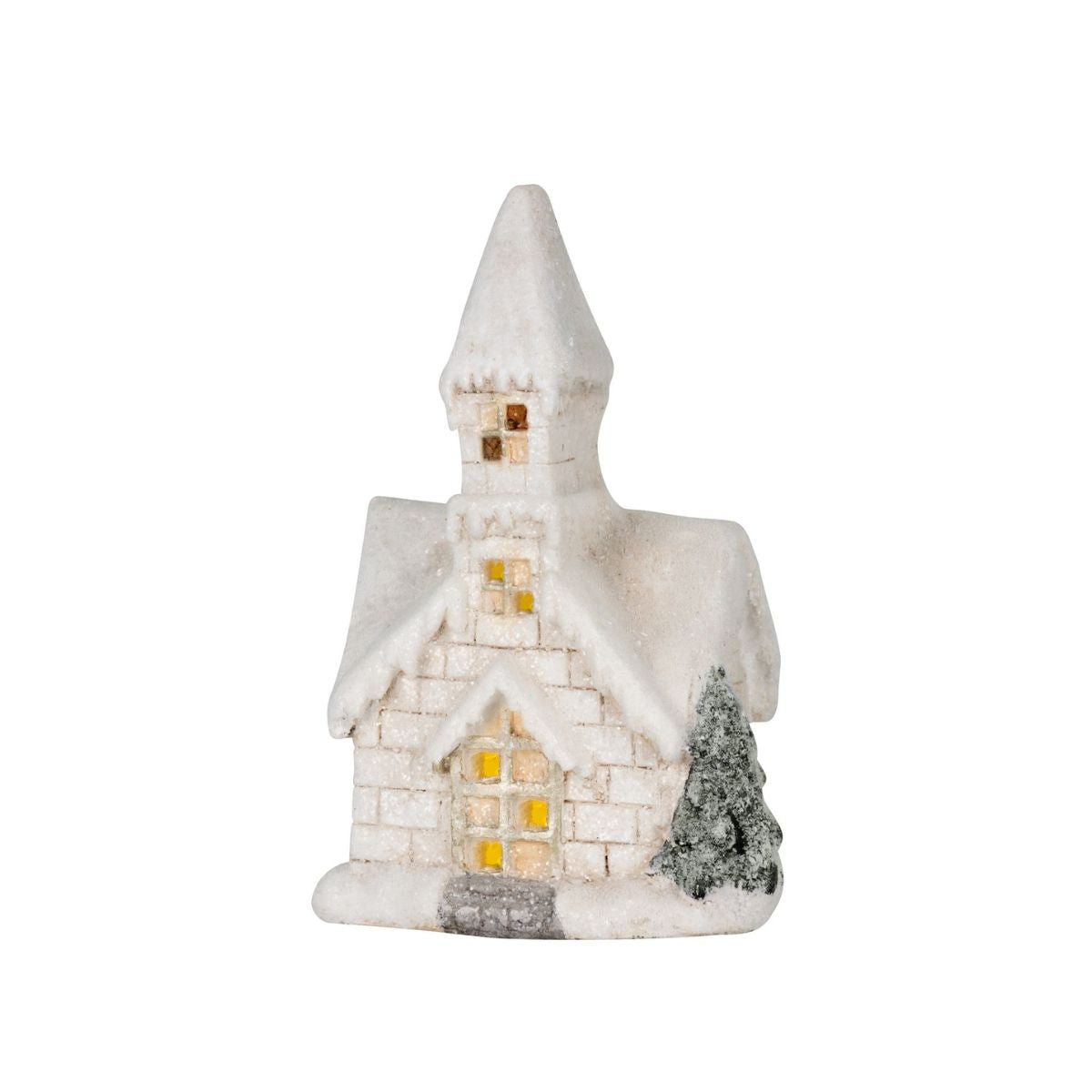 Decoratiune de Craciun 27 cm Biserica luminoasa LED - Xecco 7102 MagicHome, 1, hectarul.ro