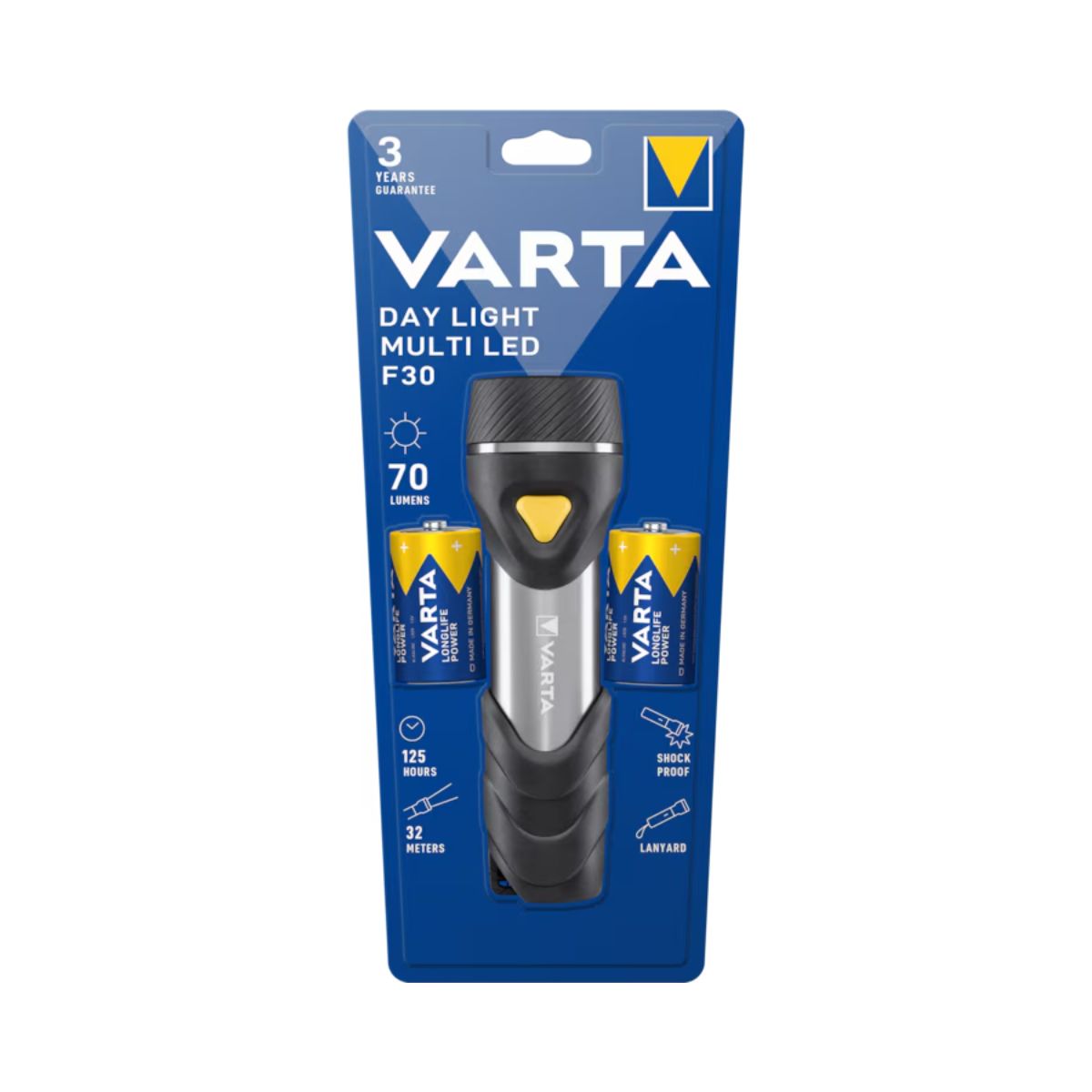 Lanterna multiled Day F30 2R20 Varta