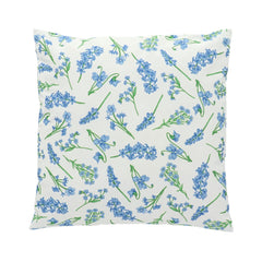 Perna de exterior cu flori albastre 49x49 cm, poliester, Esschert Design