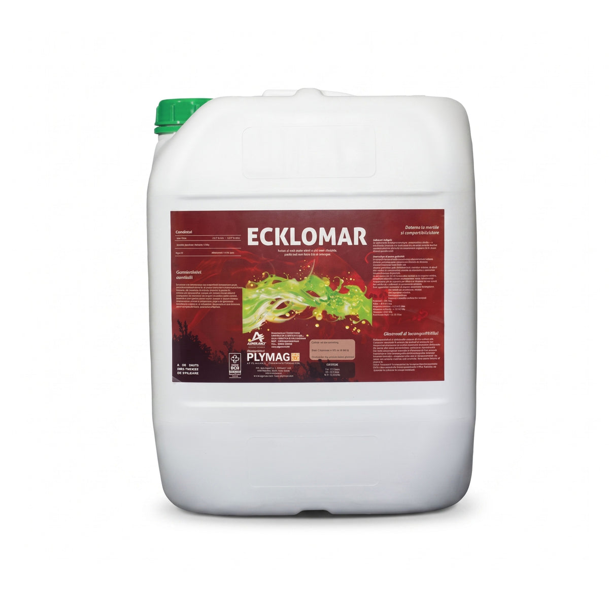 Biostimulator ECKLOMAR 20 L cu 92% extract de alge Ecklonia maxima și microelemente