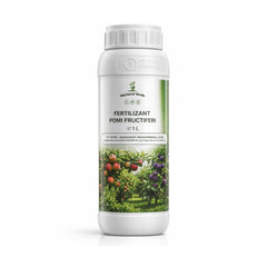 Fertilizant foliar organo-mineral lichid Hectarul Verde pentru pomi fructiferi – flacon 1L