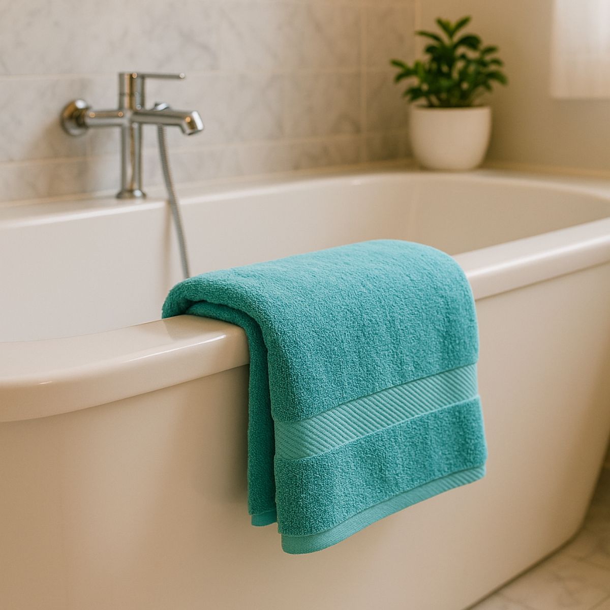 Prosop de baie bumbac 100%, 70x140 cm, Densitate (gr/m2) 500, HARO, verde menta, 3, hectarul.ro