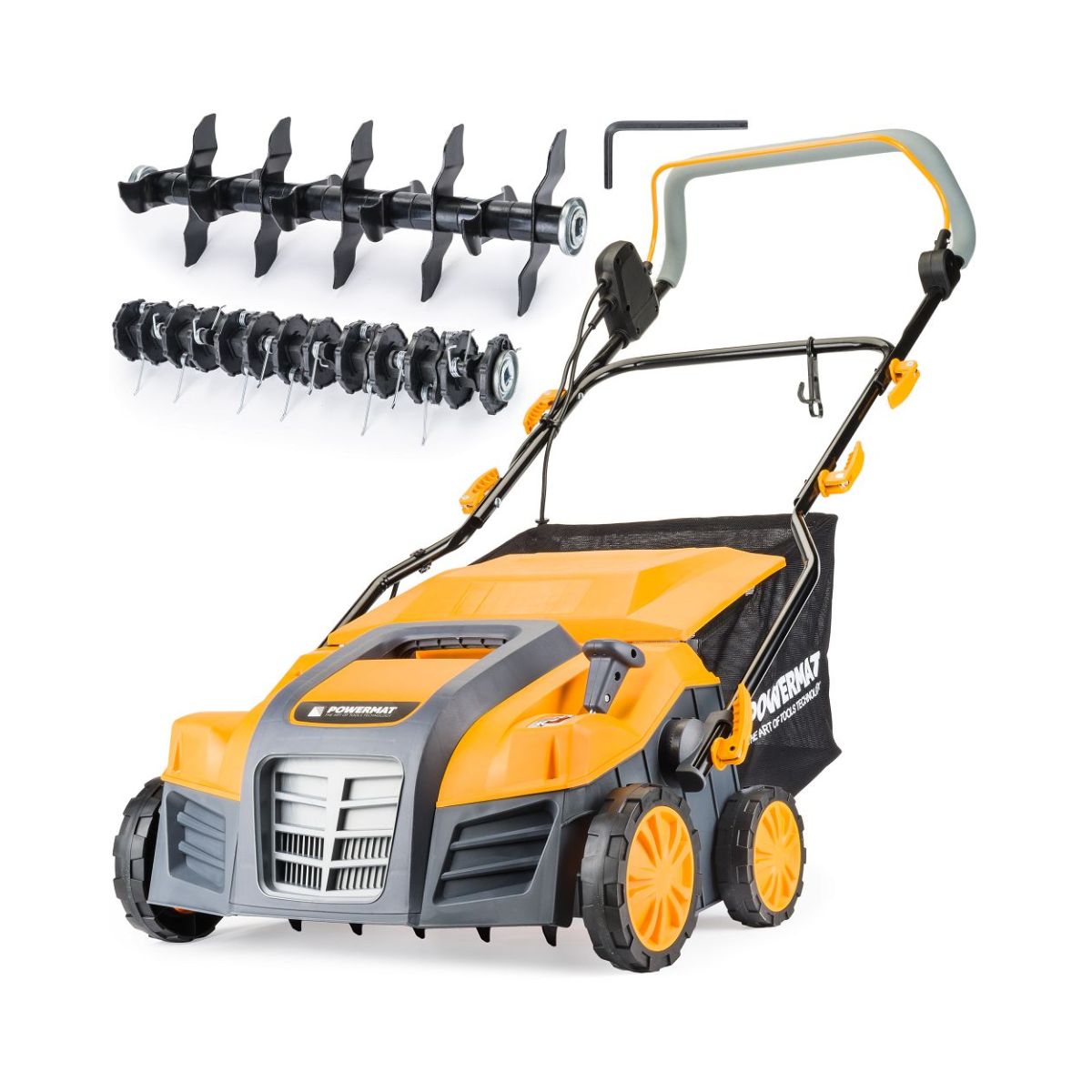 Aerator/ Scarificator electric 32 cm, 2500W, Powermat PM-AEW-2600T, 1, hectarul.ro