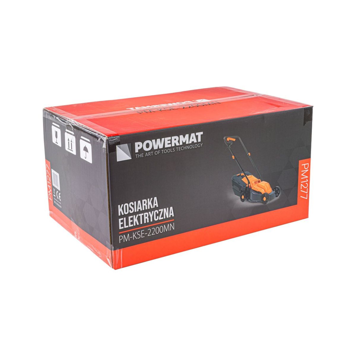 Mașină de tuns iarba electrică Powermat PM-KSE-2200MN, 2200W, 32 cm, 16, hectarul.ro