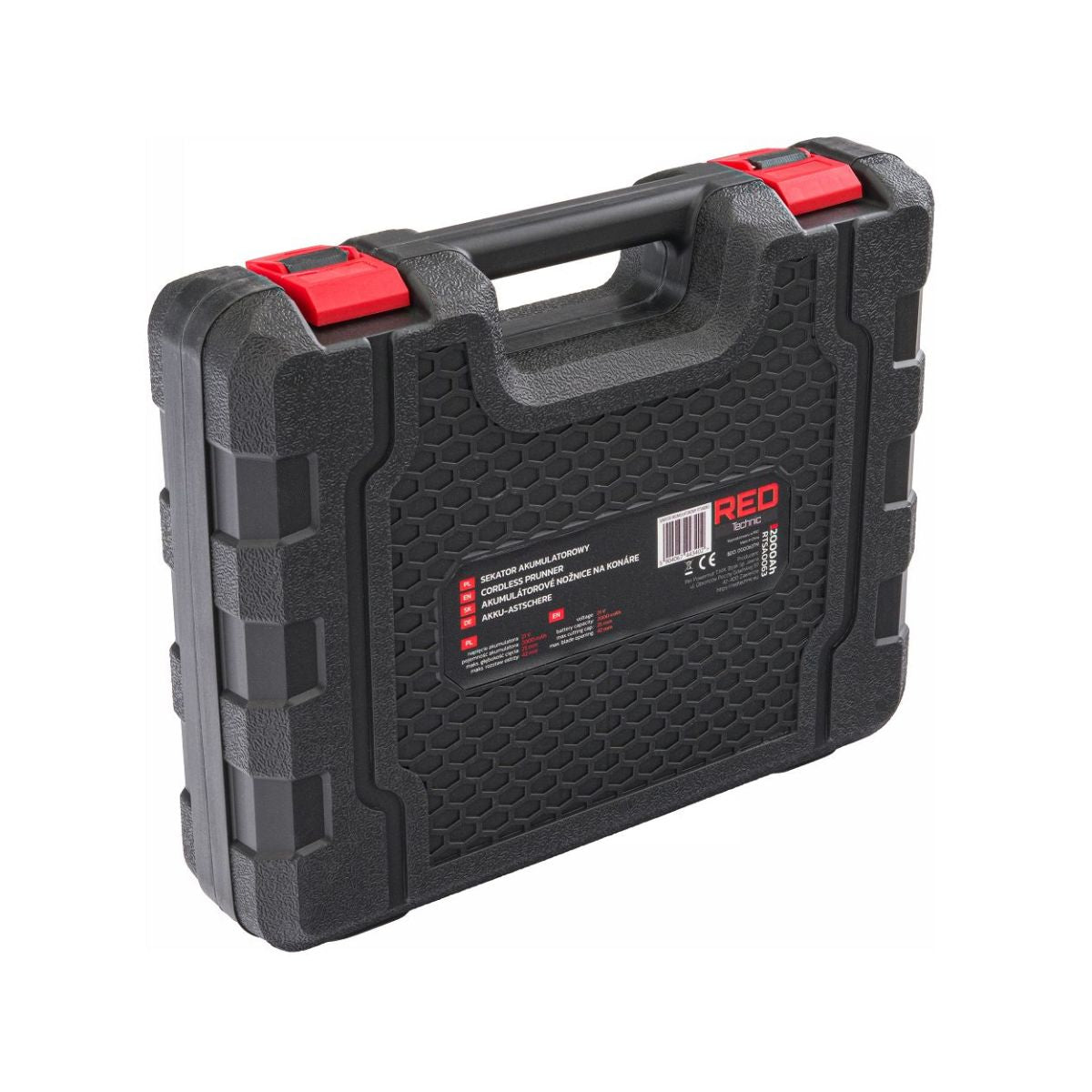 Foarfecă de grădinărit cu acumulator Red Technic RTSA0063, 20V, 30 mm, 2 baterii incluse, 9, hectarul.ro