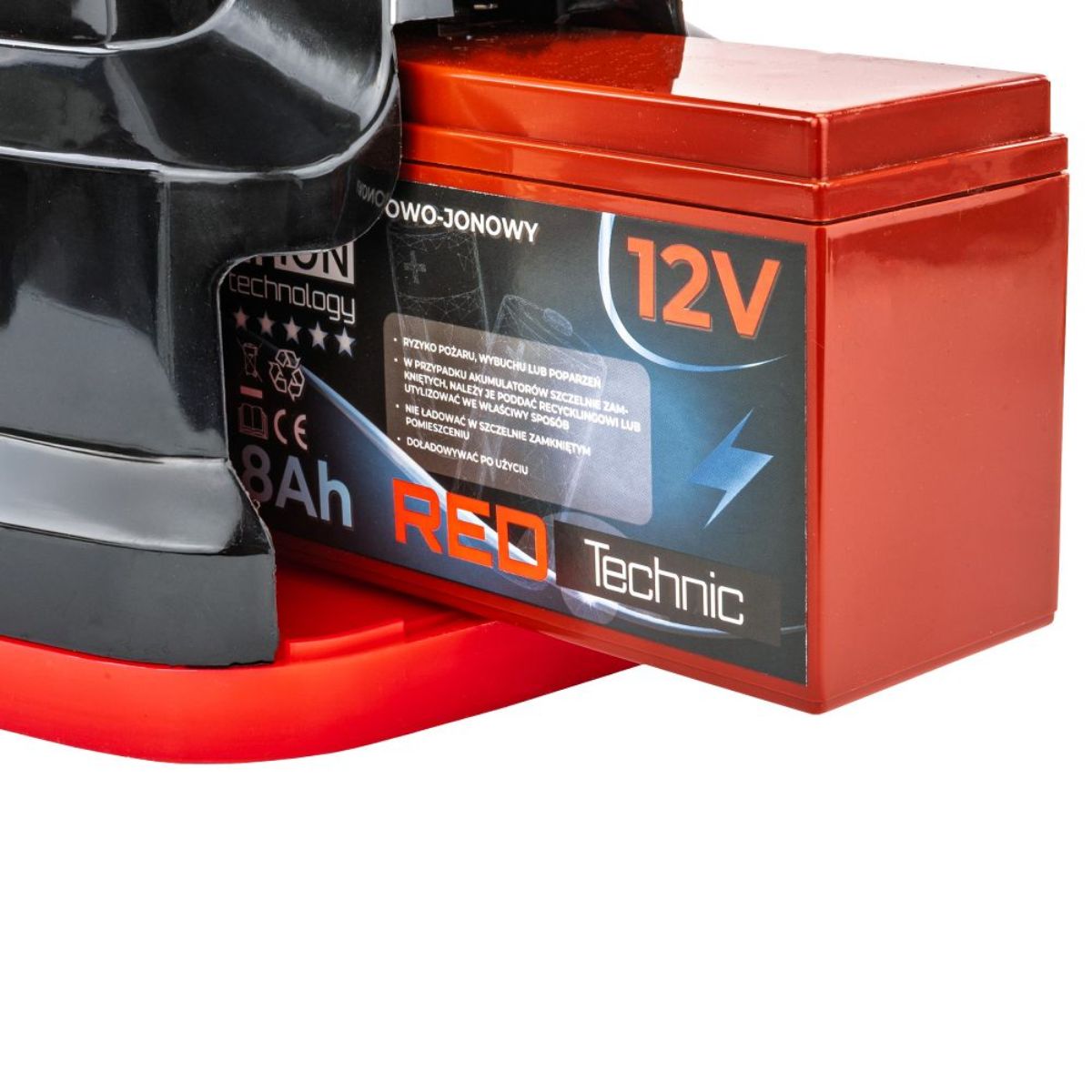 Pulverizator Electric 20L Red Technic, 12V/8Ah, Pompa cu Diafragmă, 4 Duze, 7, hectarul.ro