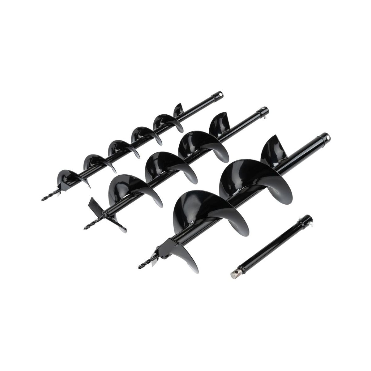 Burghiu de pământ pe benzină 6 CP – set 3 burghie inclus 100/150/200 mm, motor 52 cm³, 4, hectarul.ro
