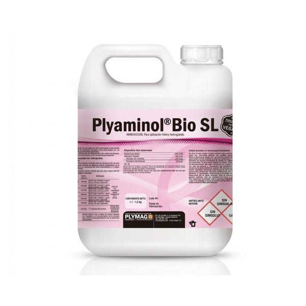 Biostimulator PLYAMINOL BIO SL, 20 L – 25% aminoacizi liberi L-α pentru stres și creștere