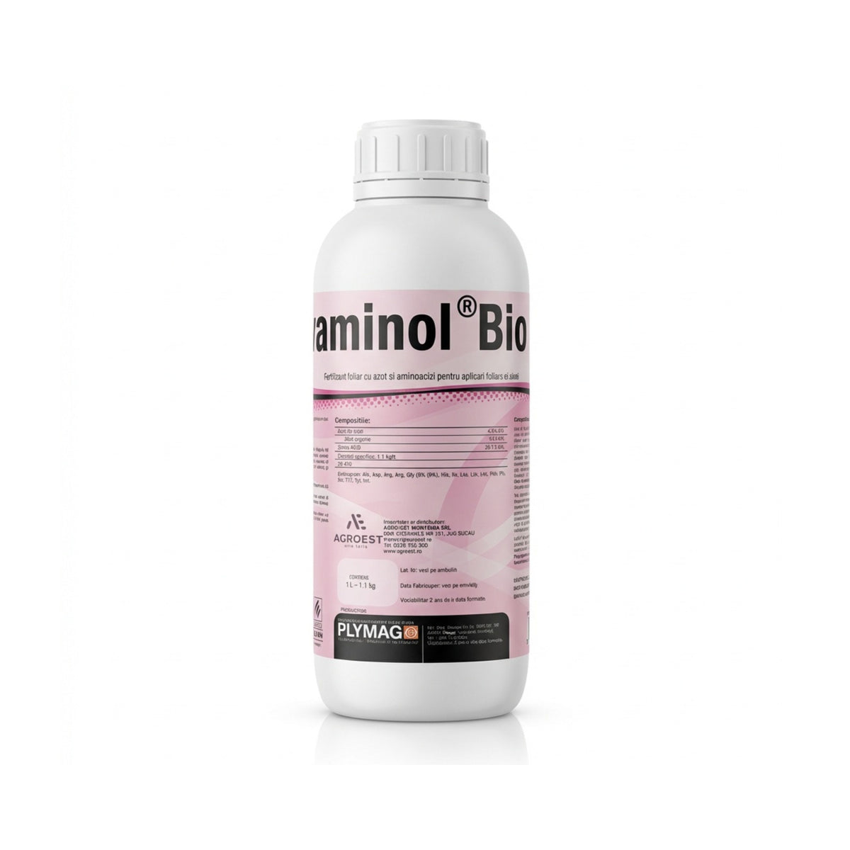 Biostimulator cu aminoacizi liberi  Plyaminol BIO SL, 0.25 litri