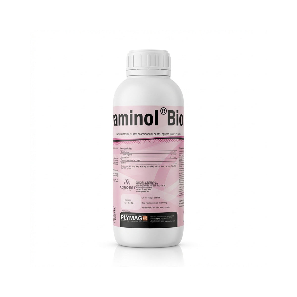 Biostimulator cu aminoacizi liberi  Plyaminol BIO SL, 1 litru