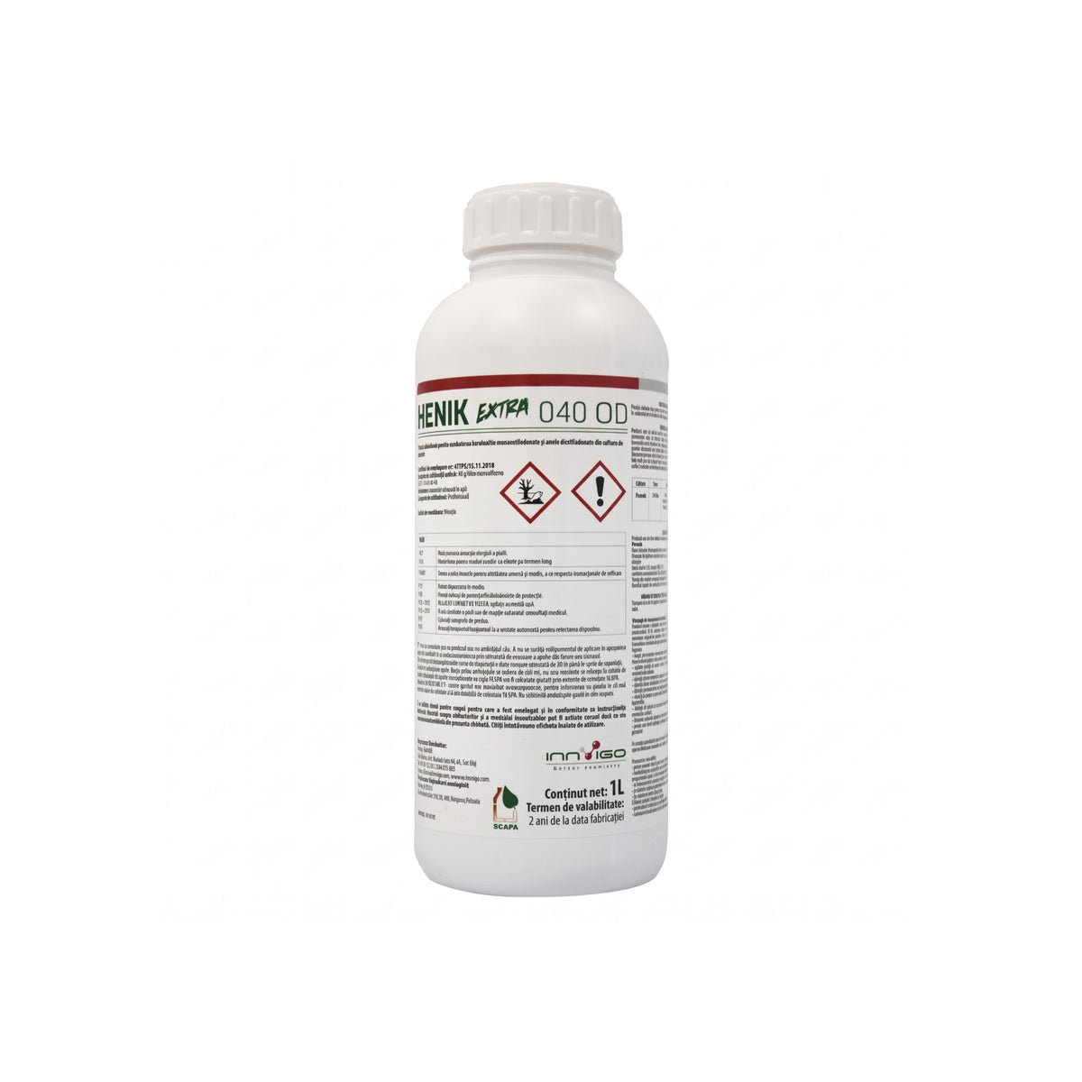 Erbicid Henik Extra 040 OD 1 L cu nicosulfuron 40 g/L pentru combaterea buruienilor din porumb