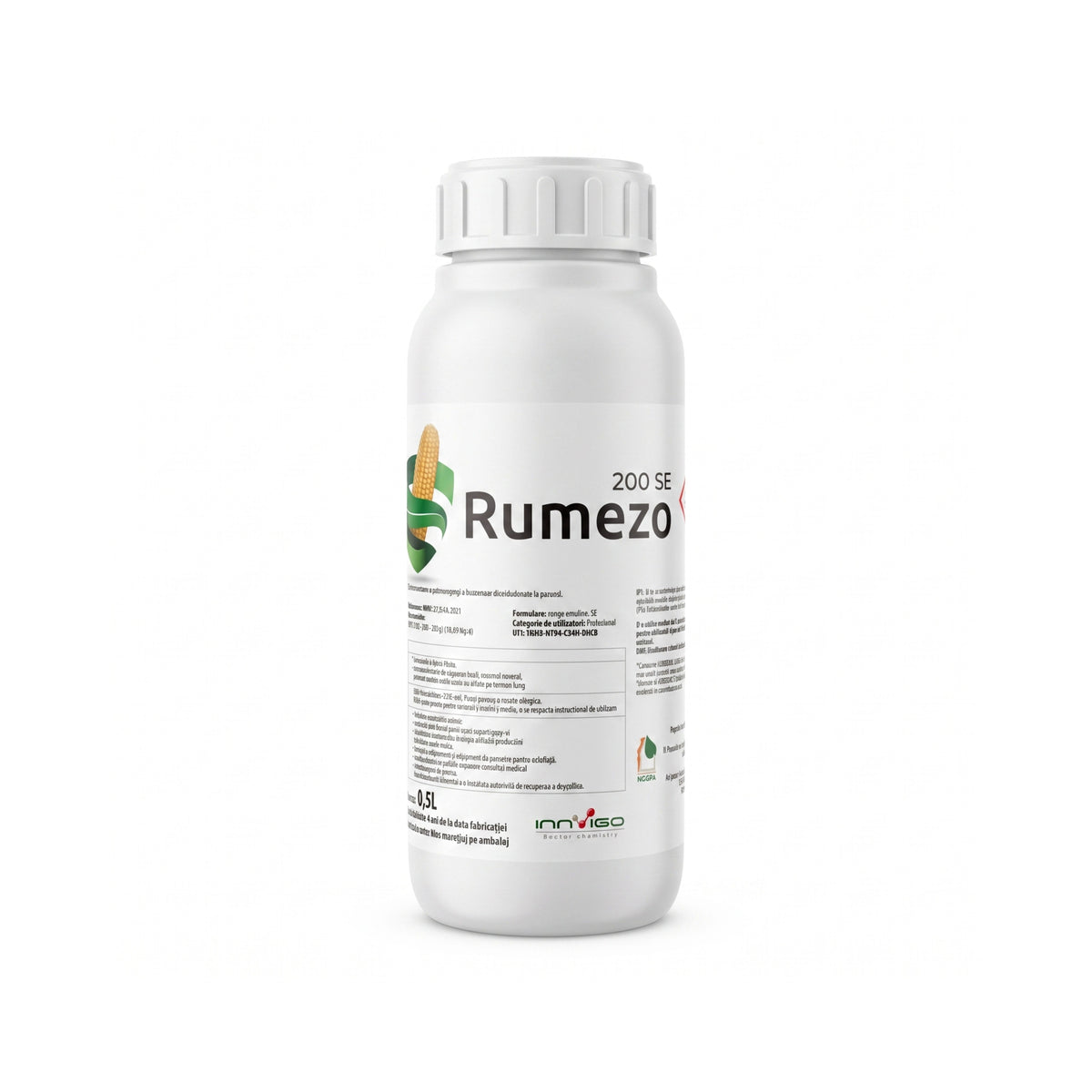 Erbicid Rumezo 200 SE 0,5 L cu mesotrionă 200 gL pentru buruieni dicotiledonate din porumb
