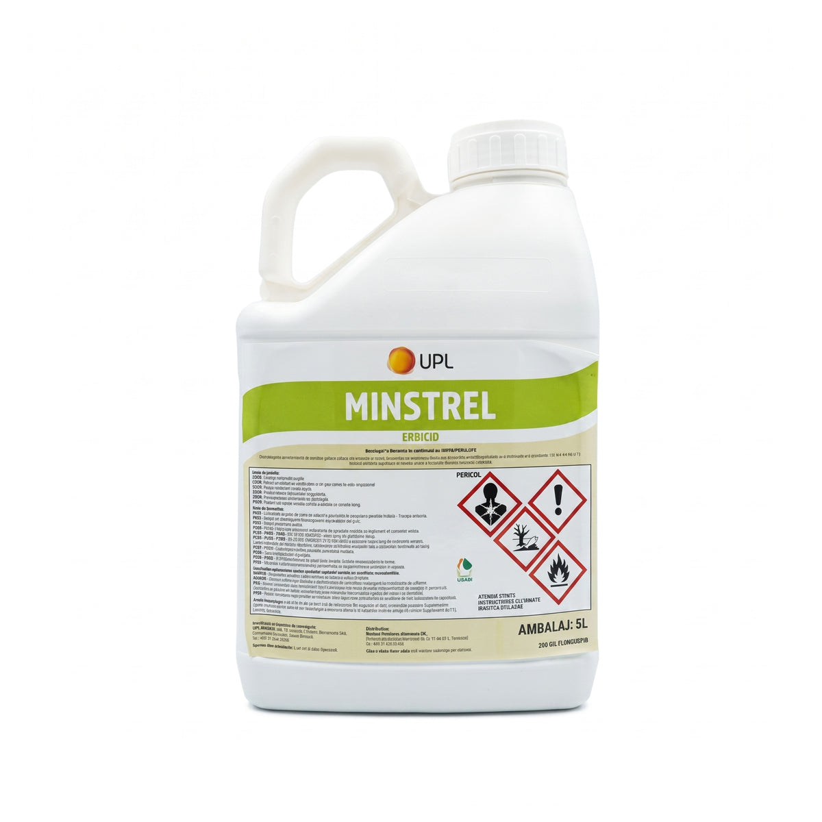 Erbicid sistemic Minstrel 5 L cu fluroxipir 200 gL pentru grâu, porumb și pajiști