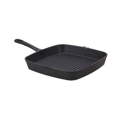 Tigaie-grill patrata pentru barbecue 23.8x23.8 cm din fonta Esschert Design
