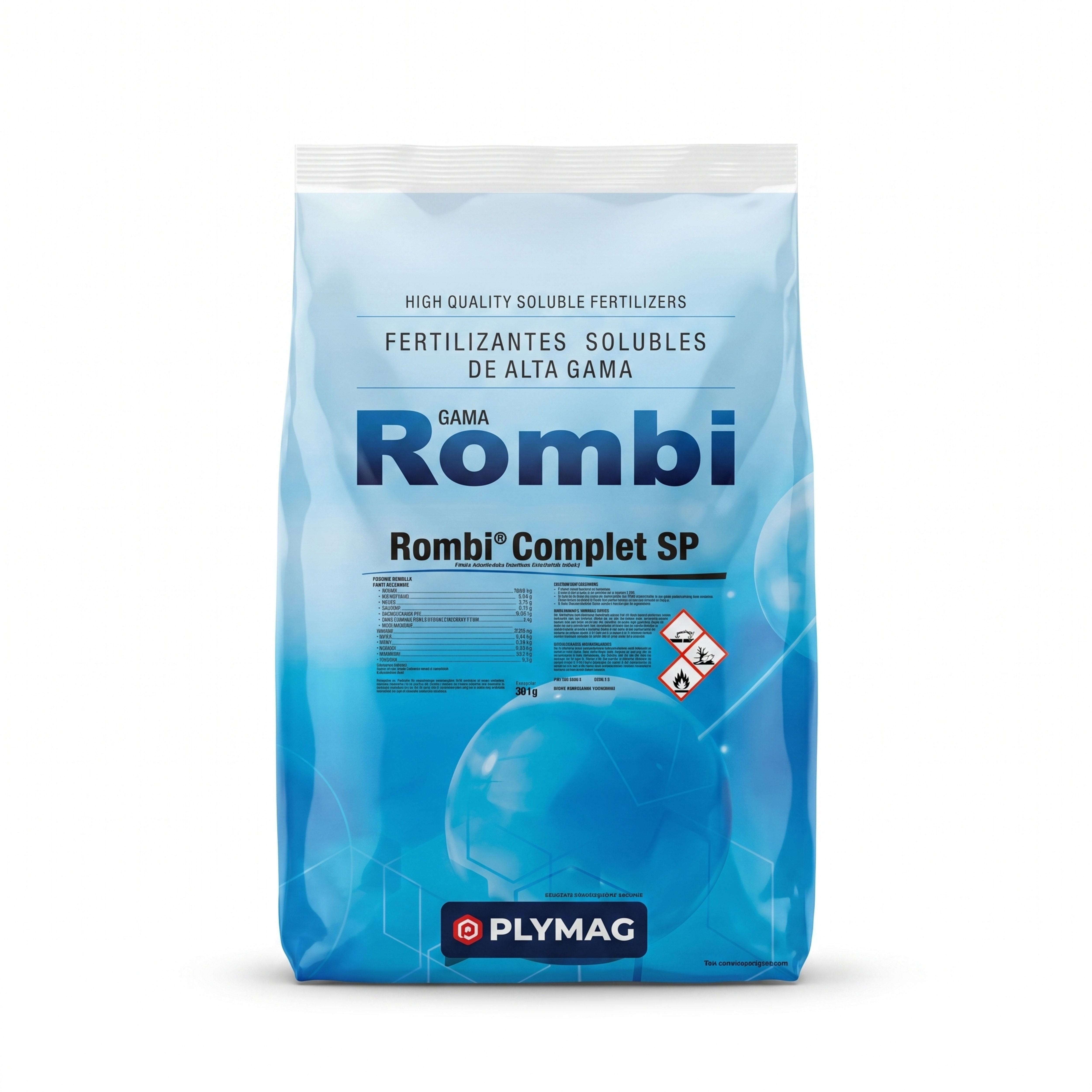 Fertilizant NPK 20-20-20 Rombi Complet SP 25 kg cu microelemente chelatate PLYMAG, 1, hectarul.ro