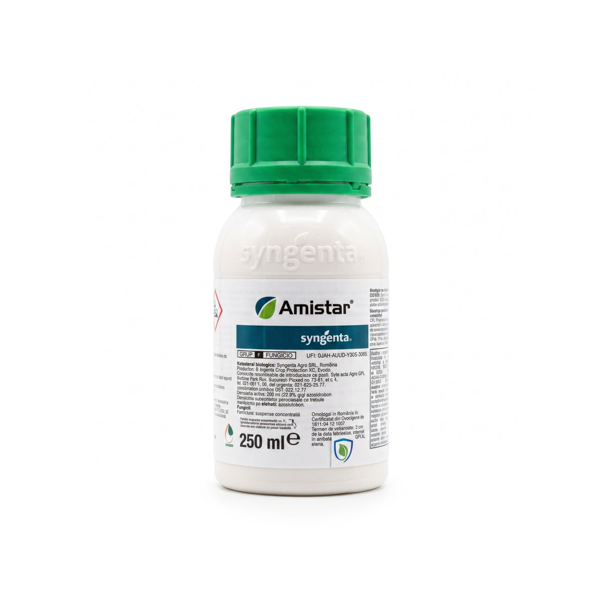 Fungicid Amistar 250 ml cu azoxistrobin 250 gL pentru legume fasole și căpșun