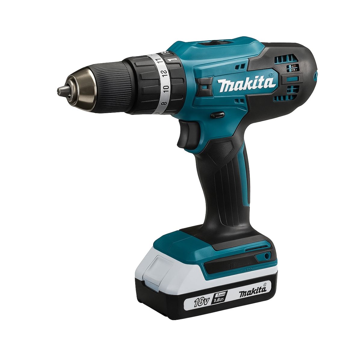 Masina de gaurit si insurubat cu percutie,cu acumulator, Makita HP488D011