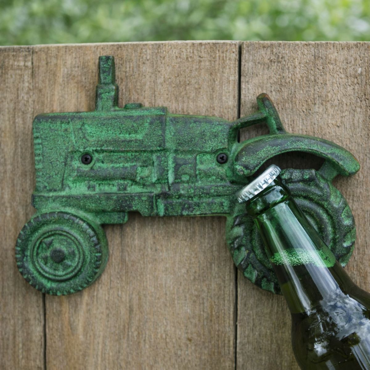 Desfacator de bere verde din otel turnat 30 cm Esschert Design, 2, hectarul.ro