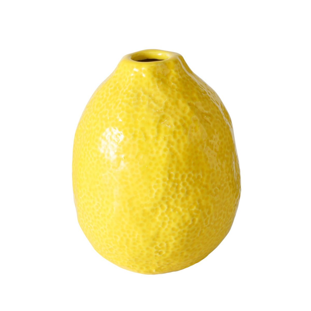 Vaza galbena din ceramica 12 cm Zitronella Boltze, 1, hectarul.ro