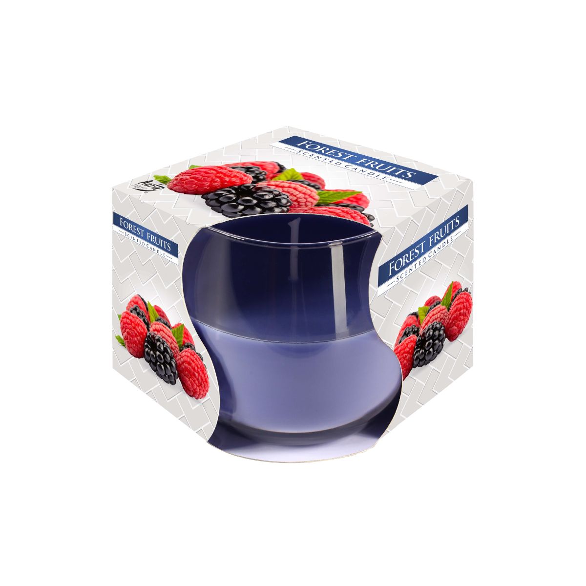 Lumanare parfumata in suport de sticla, aroma fructe de padure Cosy&Trendy, 1, hectarul.ro