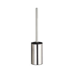 Perie de toaleta cu suport de perete argintiu din inox, 40 cm, Turbo-Loc Detroit Wenko