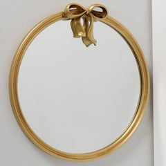 Oglinda de perete aurie Ø51 cm Celina Boltze