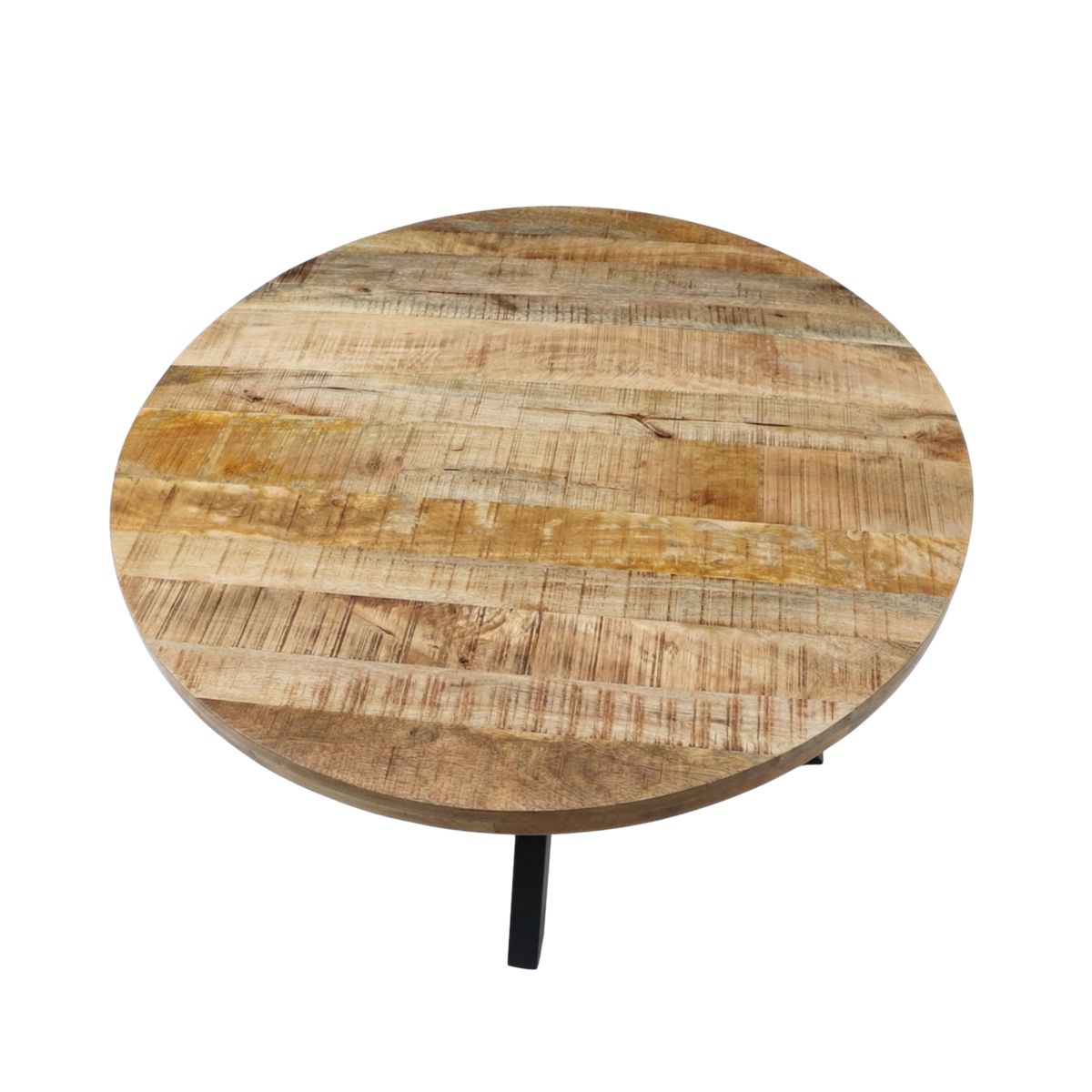 Masa de dining rotunda din lemn de mango Ø120 cm Verena Star Haro, 4, hectarul.ro
