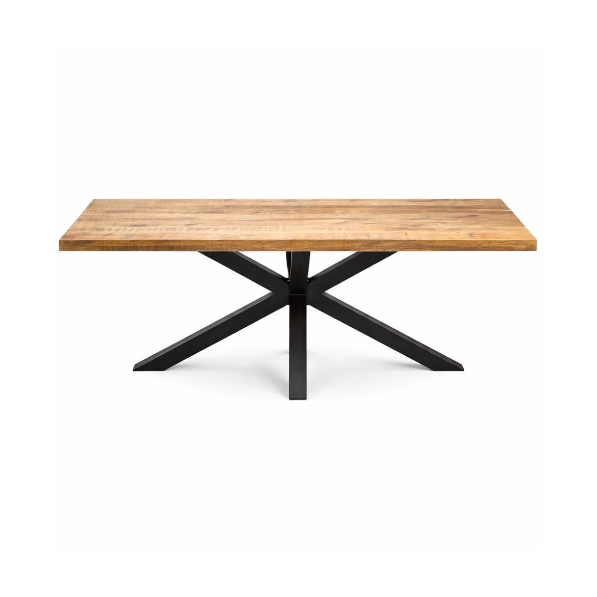 Masa de dining din lemn de mango 180x90 cm Veda Star Haro, 3, hectarul.ro