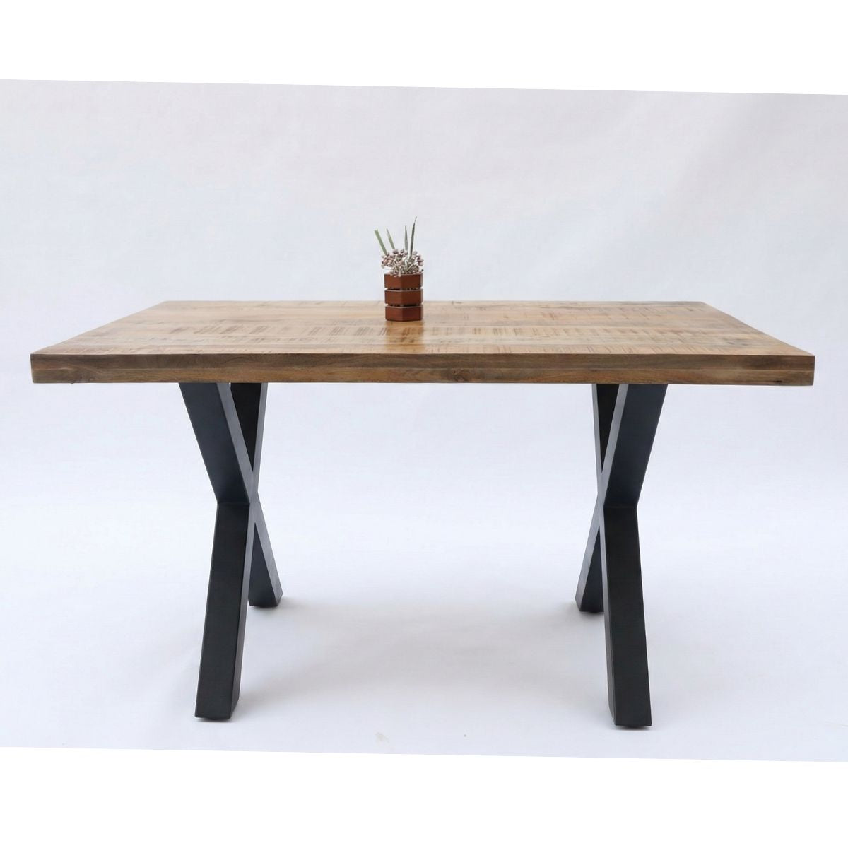Masa de dining din lemn de mango 140x90 cm Veda X Haro, 8, hectarul.ro