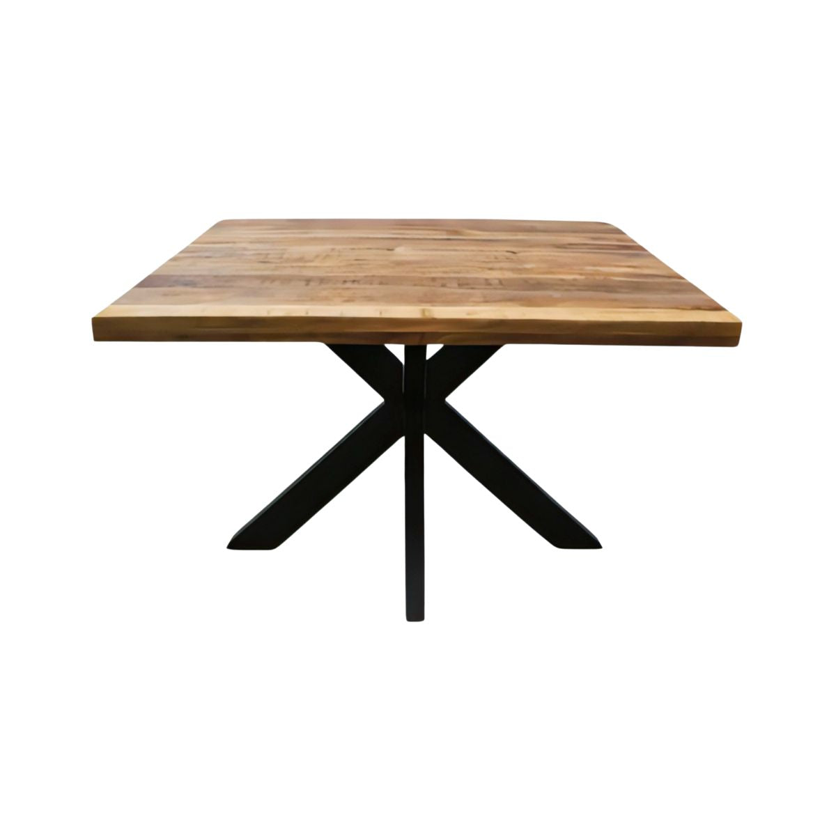 Masa de dining patrata din lemn de mango 120x120 cm Amani Star Haro, 11, hectarul.ro