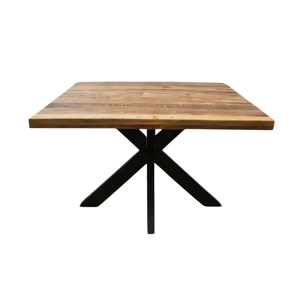 Masa de dining patrata din lemn de mango 100x100 cm Amani Star Haro, 10, hectarul.ro