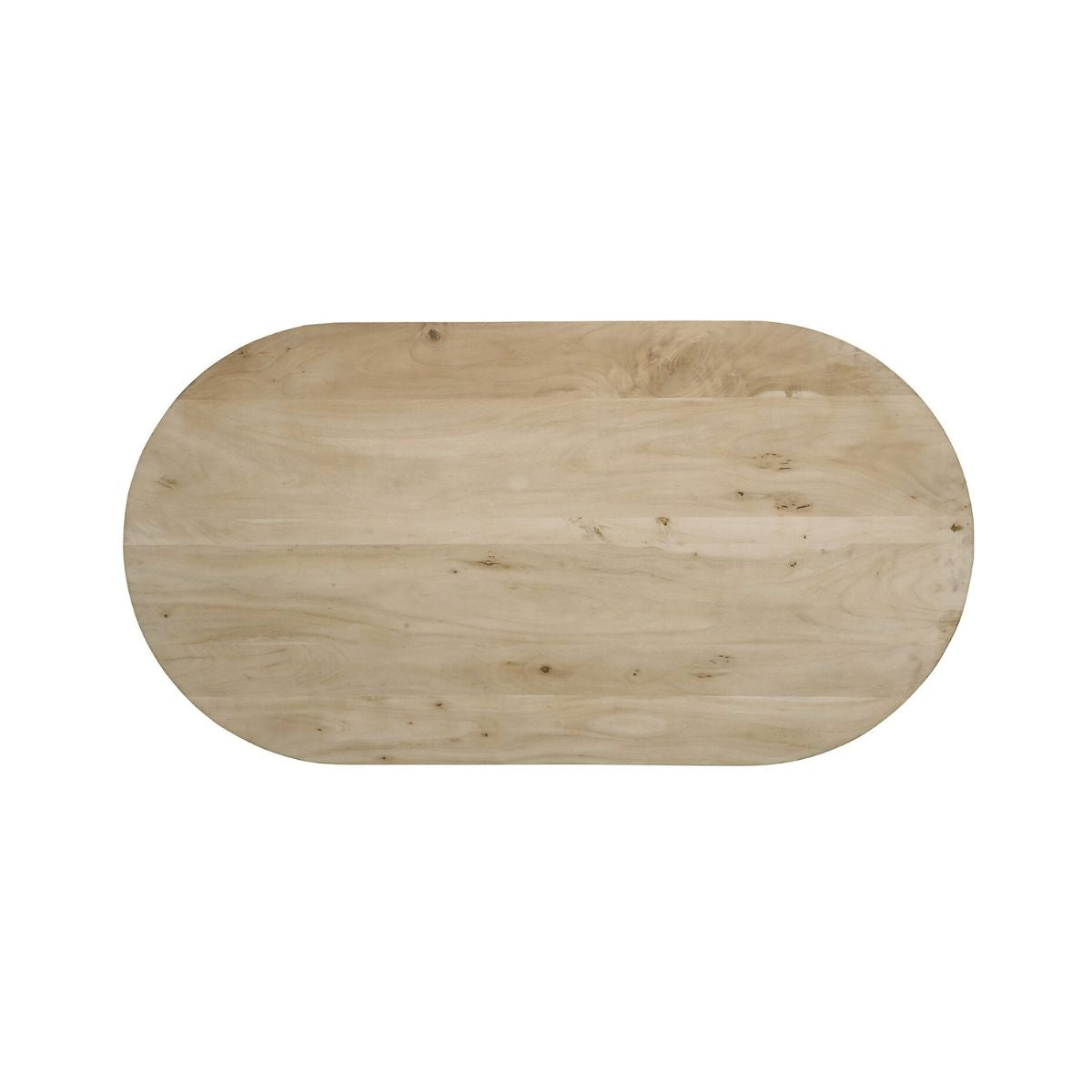 Masa de dining ovala 180x95 cm maro natur din lemn de mango Altamira Haro, 6, hectarul.ro