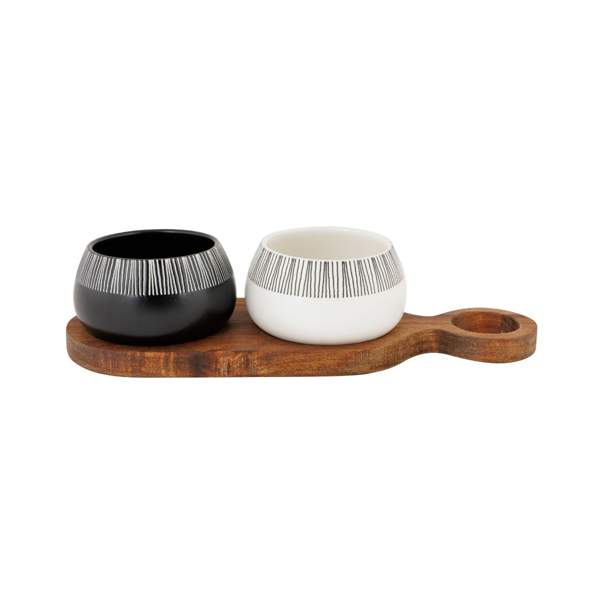 Set 2 boluri pentru aperitive Ø7,5x5,2 cm, cu suport din lemn, Etosha Cosy&Trendy, 1, hectarul.ro