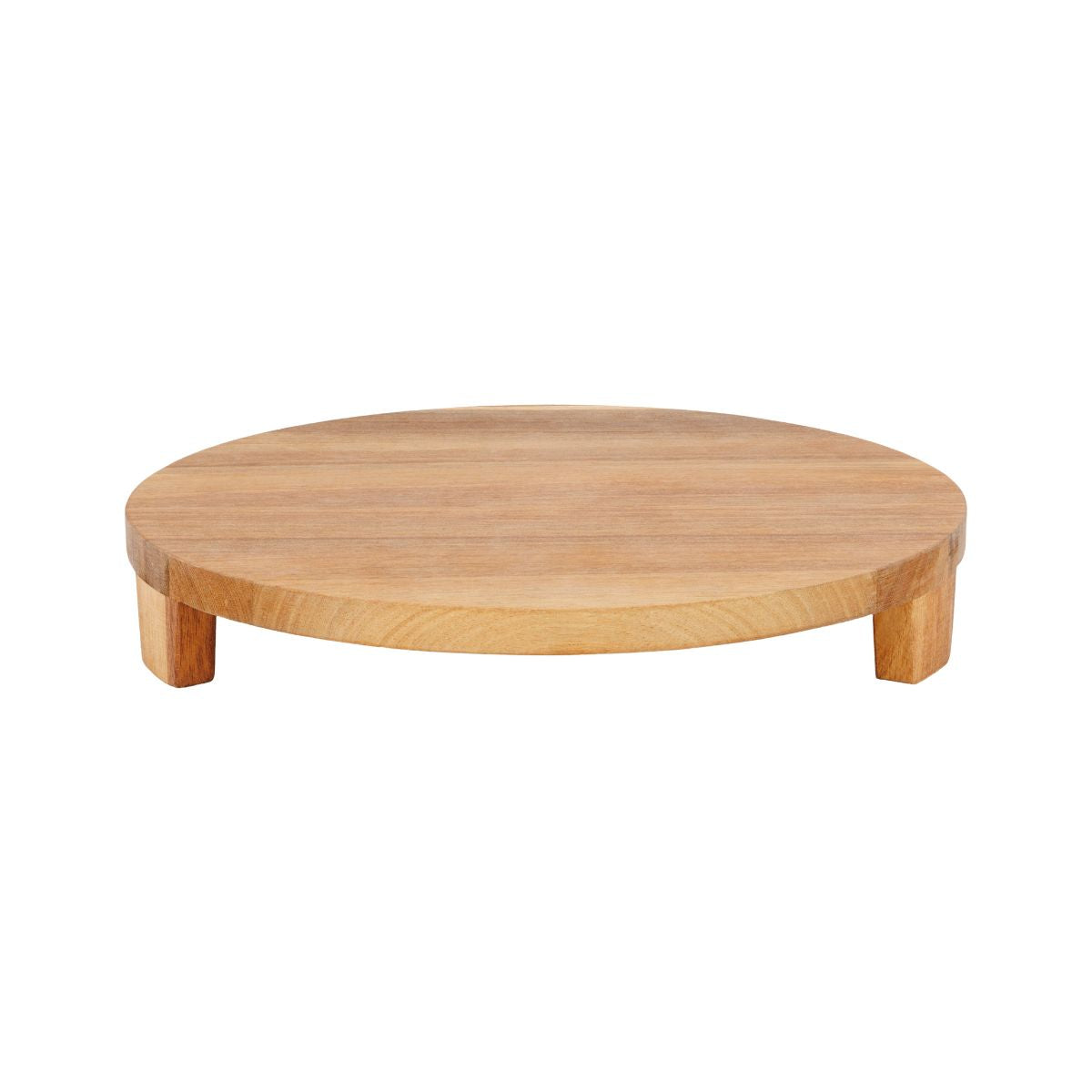 Platou rotund pentru aperitive, din lemn de acacia, Ø30x4,5 cm Presentation Plate Cosy&Trendy, 1, hectarul.ro