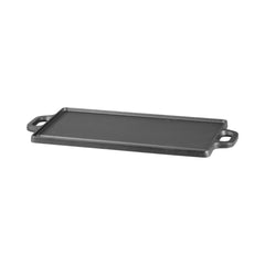 Tava cu functie dubla (grill/plita) din fonta cu manere 505x235x15 mm Castora MagicHome