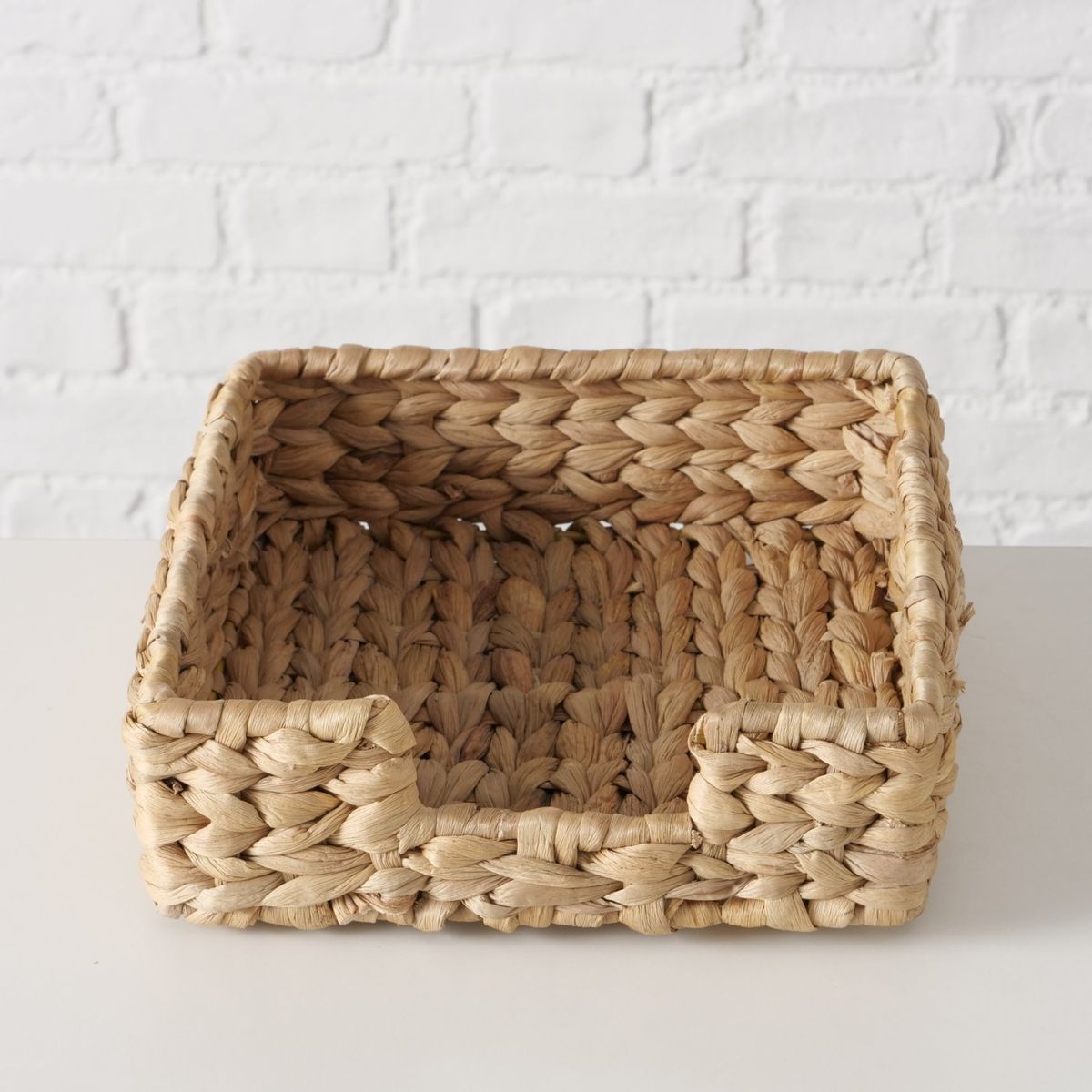 Suport de servetele 22x22x7 cm din fibre naturale Cado Boltze, 4, hectarul.ro