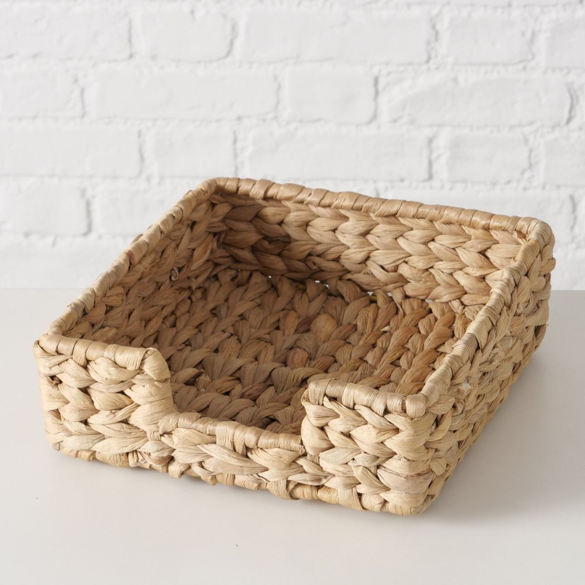 Suport de servetele 22x22x7 cm din fibre naturale Cado Boltze, 5, hectarul.ro