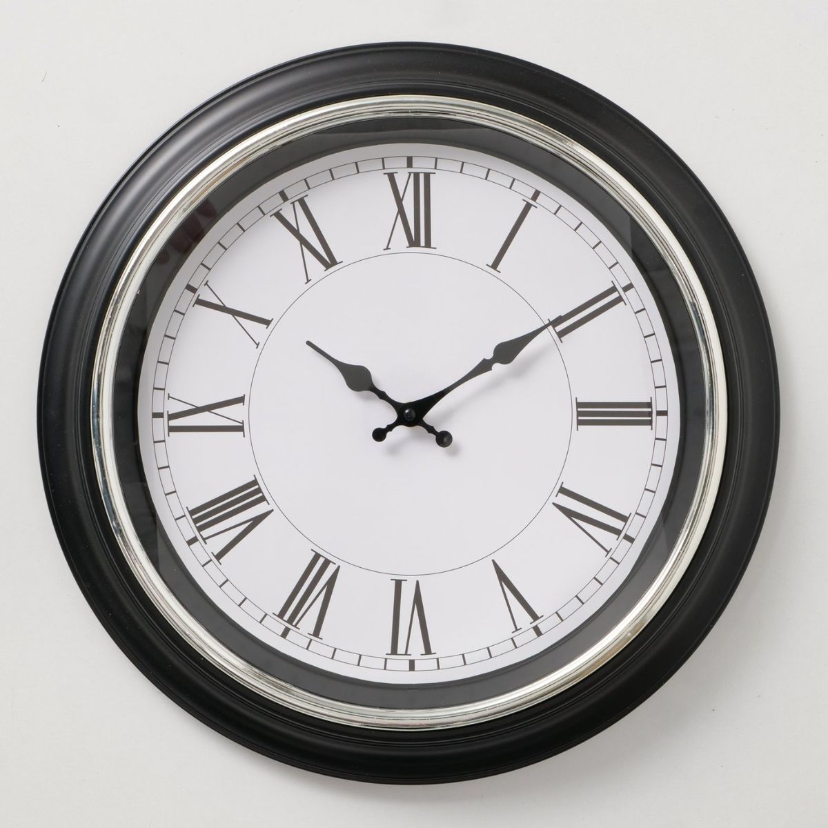 Ceas de perete negru/alb Ø40 cm Baltimore Boltze, 3, hectarul.ro